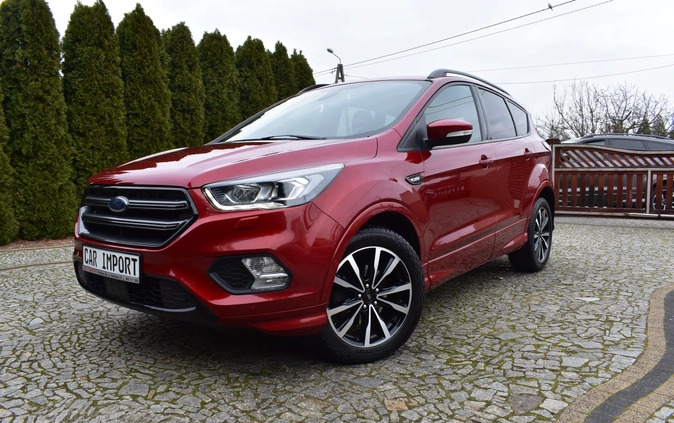 Ford Kuga cena 73500 przebieg: 125321, rok produkcji 2018 z Barcin małe 781